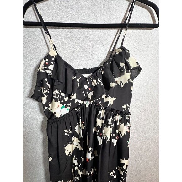 Joie Lilli Caviar Multi Floral Minidress Size XXS Cocktail Boho NWT - Picture 5 of 9